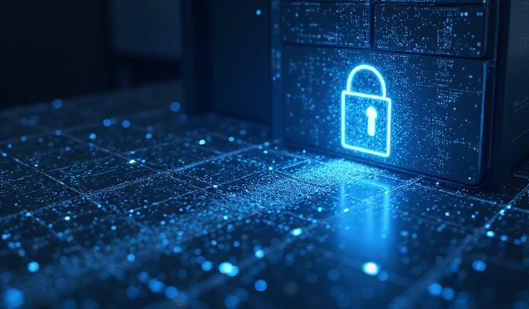 Ilustración que representa la recopilación de datos de manera ética y segura.